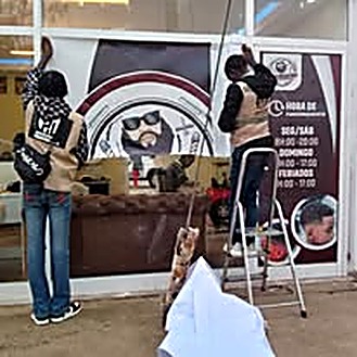 Instalação de Lona