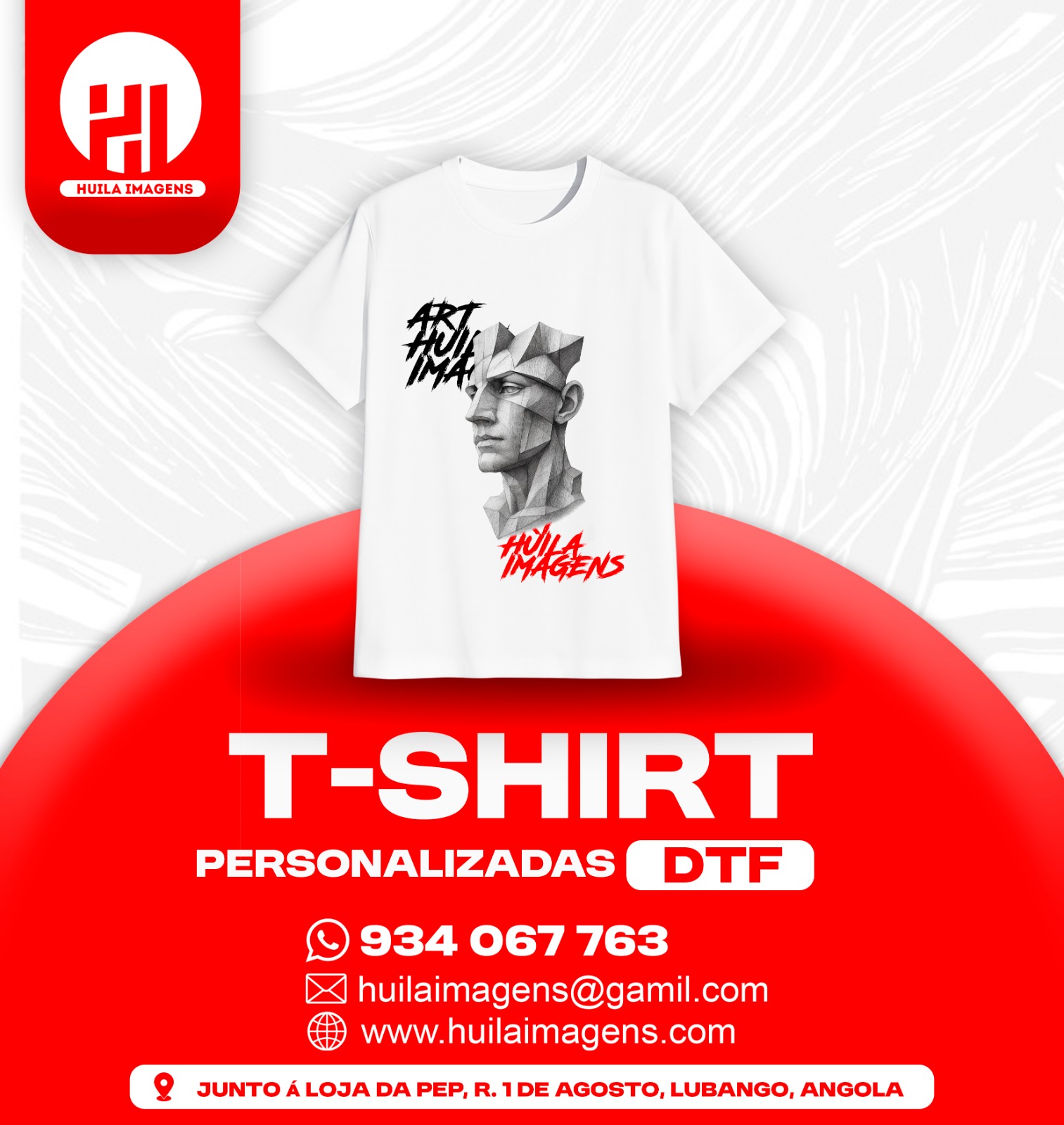 Tshirt dtf retrato